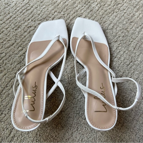 Lulus White Strappy Heels - Picture 3 of 4